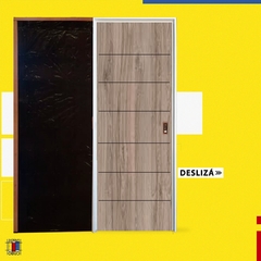 puertas placas cubo marco de aluminio enchapada en melamina de abrir corrediza granero