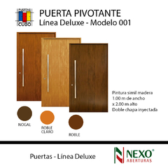 pivotante modelo 01 nexo puertas cubo