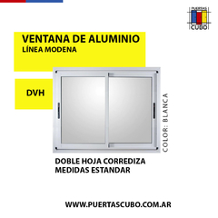 VENTANA ALUMINIO MODENA DVH ALUAR HYDRO ALUPEL ALTA PRESTACION 