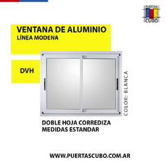 VENTANA ALUMINIO MODENA DVH ALUAR HYDRO ALUPEL ALTA PRESTACION 