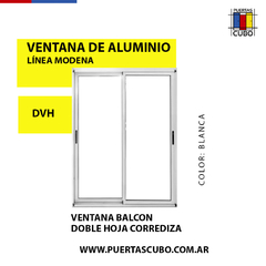 VENTANA ALUMINIO MODENA DVH ALUAR HYDRO ALUPEL ALTA PRESTACION 