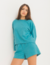 Buzo Crop Aqua - comprar online