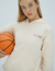 Hoodie Basquet Crema