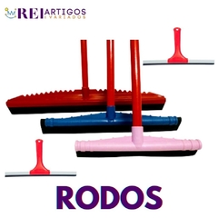 Rodos de diferentes tamanhos e materiais