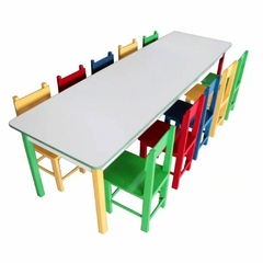 Cod. 8607 - Conjunto de Mesa Infantil com 10 Cadeiras