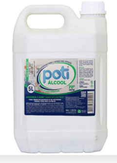 Álcool 70 antisséptico Liquido Galão de 5 Litros