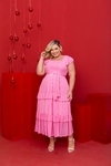 VESTIDO TULE PLUS SIZE 3372