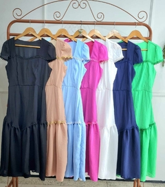 VESTIDO CHIFFON VISCOSE 3493 - comprar online