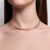 Choker Aro Torcido e Anatômico Banhado à Ouro 18k - comprar online