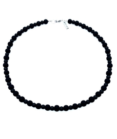 Collar de Perlas negras opacas - comprar online