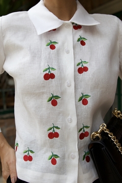 Camisa Bordada Cherry na internet