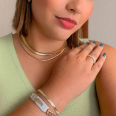 Choker Malha Snake G Ouro - comprar online