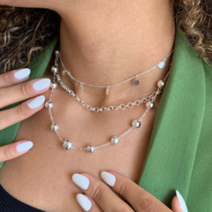 Choker Elos Portuguesa Prata - comprar online