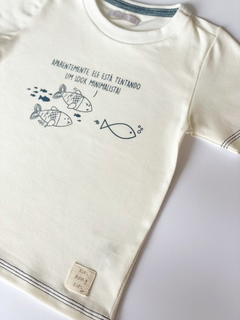 Camiseta Cotton Peixinhos na internet
