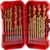 Juego de brocas métricas de titanio RED HELIX™ Impact Duty™ SHOCKWAVE - 25 piezas 48-89-4861