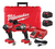 Combo Taladro Percutor+ Atornillador De Imacto Milwaukee 3697-259a