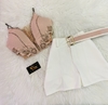 Cropped Renda Rosa Bordado VL