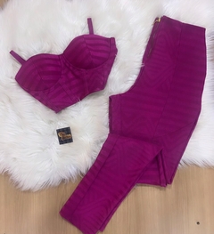 Conjunto Longo Roxo PR