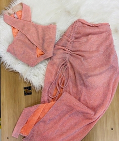 Conjunto Midi Rosa Lurex MB