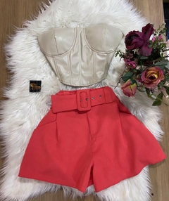 Short Rosa Cinto FL