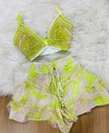 Short Estampado Neon Renda MB