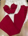 Conjunto Longo Vermelho Flare VL