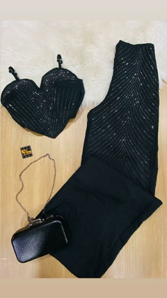 Conjunto Longo Preto Termo s2 VL