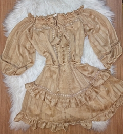 Vestido Nude Ciganinha MB