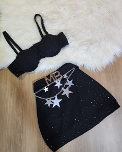 Conjunto Preto Stars Gliter MB - comprar online