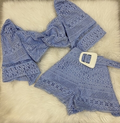 Conjunto Azul Renda MB