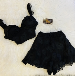 Conjunto Preto Renda MB