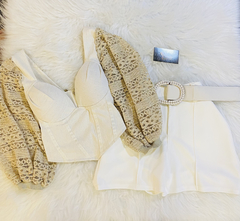 Cropped Creme Renda VL