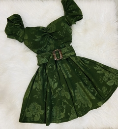 Vestido Verde Cinto J3