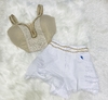 Cropped Creme Bordado VL