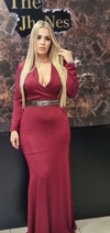 Vestido Longo Marsala MA