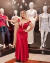 Vestido Longo Vermelho Acetinado MO