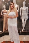 Vestido Longo Branco Renda Tomara FL