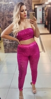 Top Faixa Pink Paetês BC