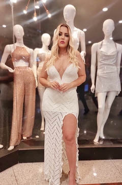 Vestido Longo Branco RE