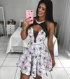 Vestido Rodado Estampado CR