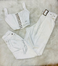 Conjunto Longo Branco MB