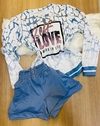 Conjunto Azul Estampado Termo MB