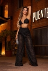 Conjunto Longo Preto Pantalona LD