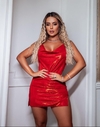 Vestido Tubinho Vermelho Brilho LD