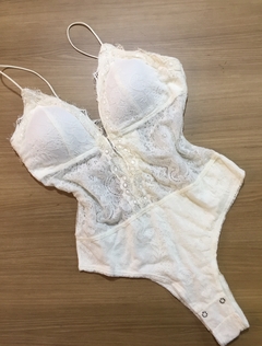 Body Branco Renda MB