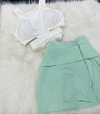 Cropped Branco Botões MB