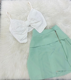 Cropped Branco Lese Laço FL