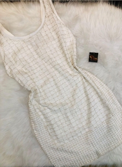 Vestido Branco Bordado