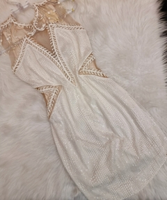 Vestido Branco Bordado MB