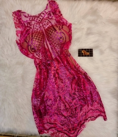 Vestido Pink Gliter SP na internet